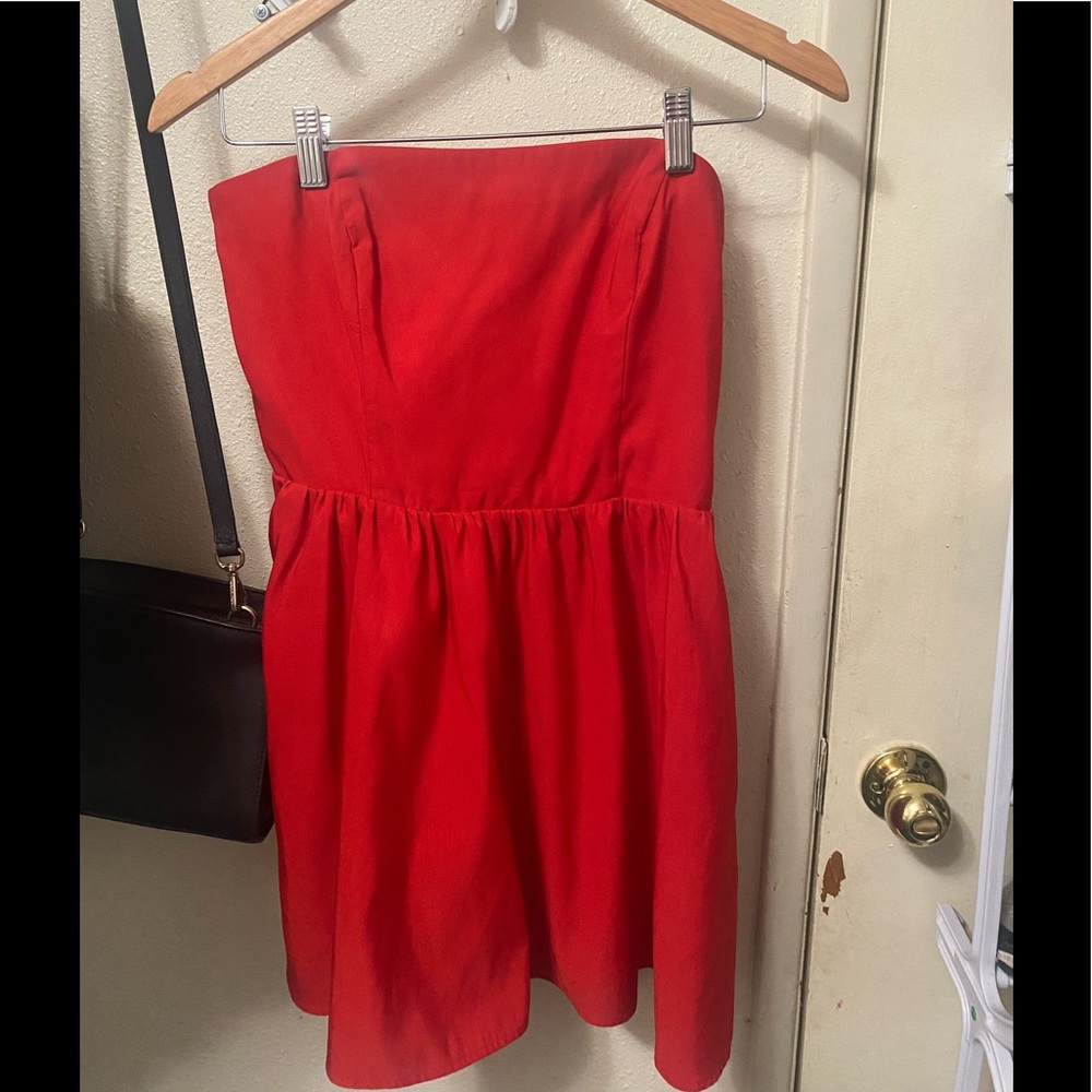 Red dress